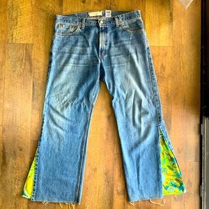 Levi’s flare jeans.